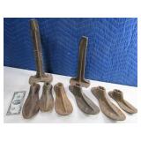 Lot Antique Metal Shoe Horns