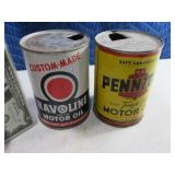 Pennzoil & Havoline Oil Cans