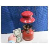 Early 1953 Coleman Lantern Red NO GLASS AS IS