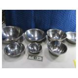 7pc Stainless Mixing Bowl Setup