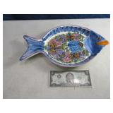 15" GREECE Handpainted Fish Platter