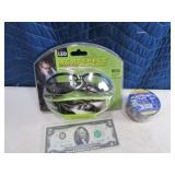 New LED Safety Light Glasses & 2roll Electric Tape