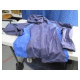 COLEMAN Mens szLG Blue Windbreaker Jacket