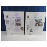Lot (2) DISNEY Themed Mint US Postage Sets