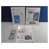 Lot (3) Cartoon Themed US Postage Collectors Sheet