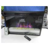 Electric Built In Fireplace w/ Remote 26"