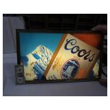 Classic AllPoly Wall COORS Advertising Sign 26x16