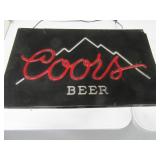COORS BEER Poly Wall LightUp Sign AS IS