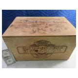 Coors WinterFest Wooden Crate Box w/ Lid