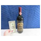 Unopened 1993 Colorado Rockies Wine Bottle Embossd