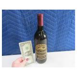 Unopened 1995 Colorado Rockies Wine Bottle embossd