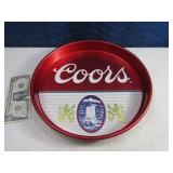 Classic 2sided Metal Coors Banquet Beer Tray