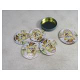 Unused. Coors Legend 4pc Coster Set in tin