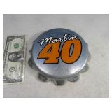 Nascar MARLIN 7" Metal Wall CapThemed Sign