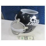Coors Light Poly Football Helmet Chip & Dip