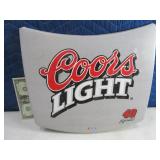 14" unsued CoorsLight #40 Marlin Metal Hood Sign