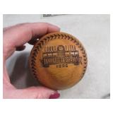 Wooden Emscribed Coors Field Baseball 1995 NEAT