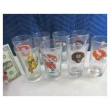 Lot(8) BRONCOS Coors Themed Glasses