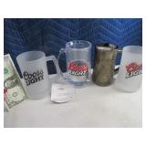 4pcs Coors FreezeUp Coors Handled Mugs