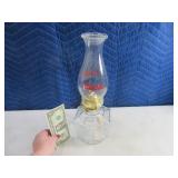 Coors Themed Top Glass Oil Lamp EXC