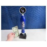 Beer Tap:  CR Colorado Rockies Original Coors Blue