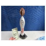 Beer Tap:  Football Coors Light Silver 13"