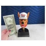 Beer Tap:  BEER WOLF 7" w/ Red/White Ball Cap