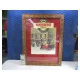 Coors Winterfest Beer 1986 CO Holiday Artwork