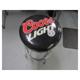 Classic Metal Coors Light Shop Stool