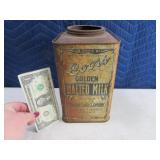 Early Coors Golden Malted Milk Metal Tin