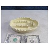 Unusual CoorsIte  Vintage Pottery 6.5" Ashtray