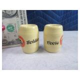 Early Coors S&P Set "Bottle Style" Nice