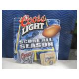 Coors Light SCORE ALL SEASONS 21"x24" Tin Sign