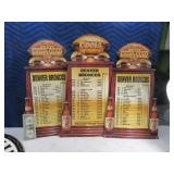 Lot(3) Coors Extra Gold Vtg 24"ish Cutouts Standup