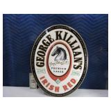 Oval KILLIANS IRISH RED Tin 24"ish Sign