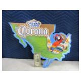 CORONA Beer Parrot MexicoCutOut Tin Sign