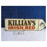 KILLIANS IRISH RED 25.5" Tin Arrow Sign asis