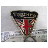 Belt Buckle: TRIUMPH Motor Cycle Vtg Britsh