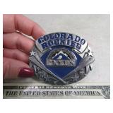 Belt Buckle: CO ROCKIES 91