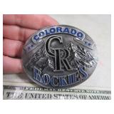 Belt Buckle: CO ROCKIES 94