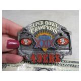 Belt Buckle: SF 49ers NFL SuperBowl Champs #d Heay