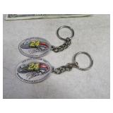 Lot(2) JEFF GORDON 1997 Keychains Nascar