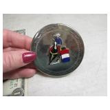 Barrel Racing Rodeo Snuff Can Lid