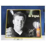 JOHN ELWAY Metal~Tin 27"x22" COORS BeOriginal Sign