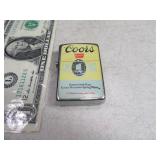 Vintage COORS "Fortune" Lighter