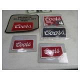 Lot(5) Vintage COORS Cloth Patches