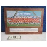 1979 Denver Broncos Team Picture on Wood 19x13