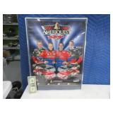 AMERIQUEST Racing Framed Nascar Poster vtg