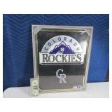 Vtg CO ROCKIES 16x20 Framed Poster Art