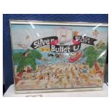 Silver Bullet Beach Party BULLET U vtg Poster